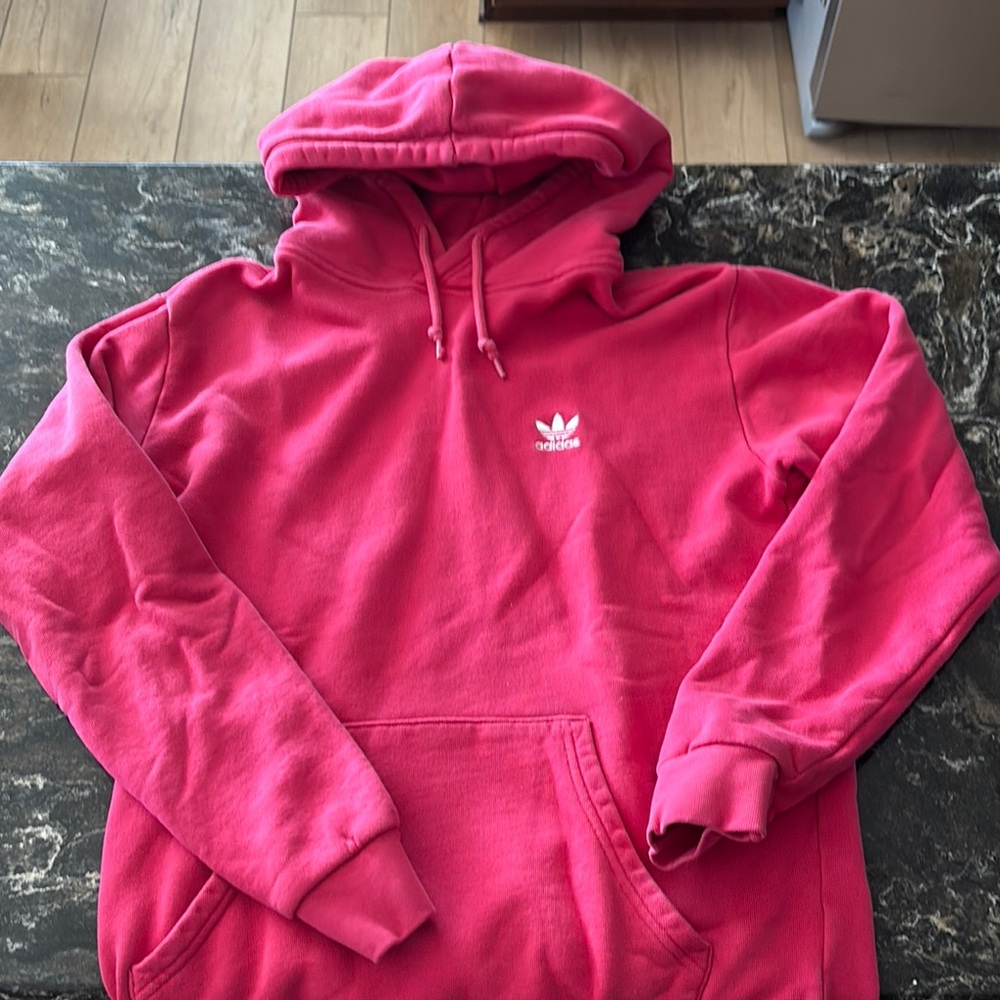 Adidas Vibrant Pink Hoodie